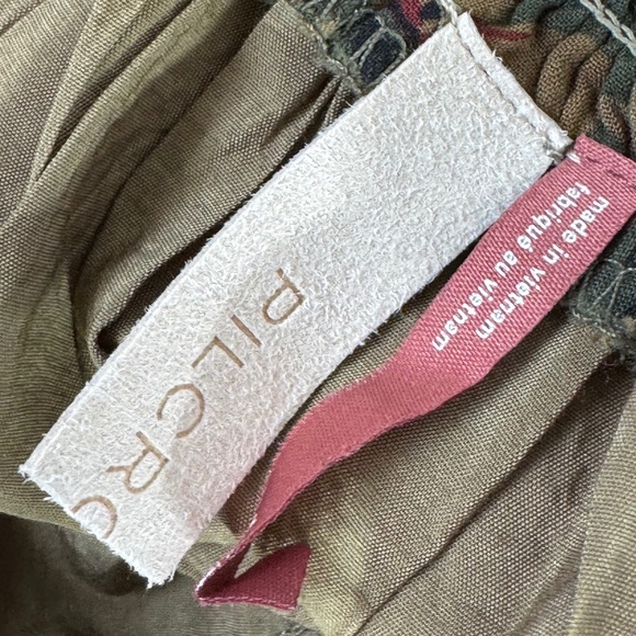 Anthropologie Pilcro Women's Utility Suspender Cross Strap Apron Skirt Sz XS - Picture 6 of 10